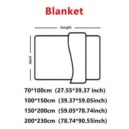Solid Color Thickened Wide Striped Multifunctional Blanket, Can Be Used as Bed Sheet Cover Blanket, Nap Blanket, Pet Blanket